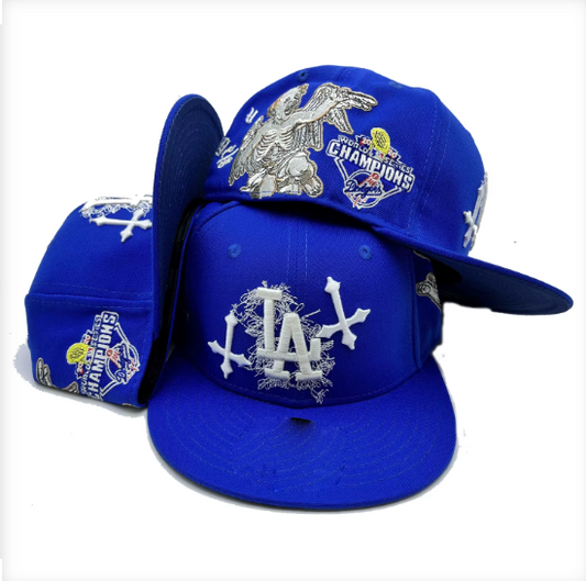 custom embroided new era cap ( Blue 268 )